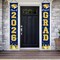 Graduation Party Decorations 2026 – Navy Blue & Gold “Congrats Grad” Door & Porch Banner Set | Class of 2026 Graduation Decor Supplies